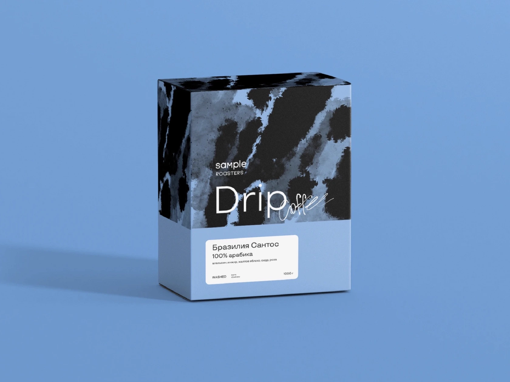 Дизайн-концепт и графика для упаковки дрип-кофе «Sample Coffee»