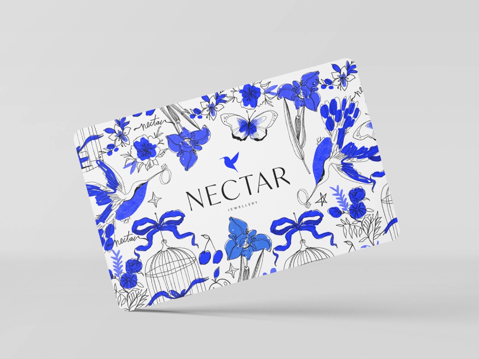 Дизайн-концепт и графика для подарочных сертификатов «NECTAR»