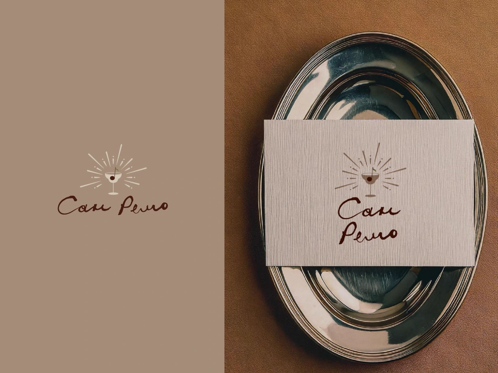 Фирменный стиль и логотип для ресторана «Сан Ремо»