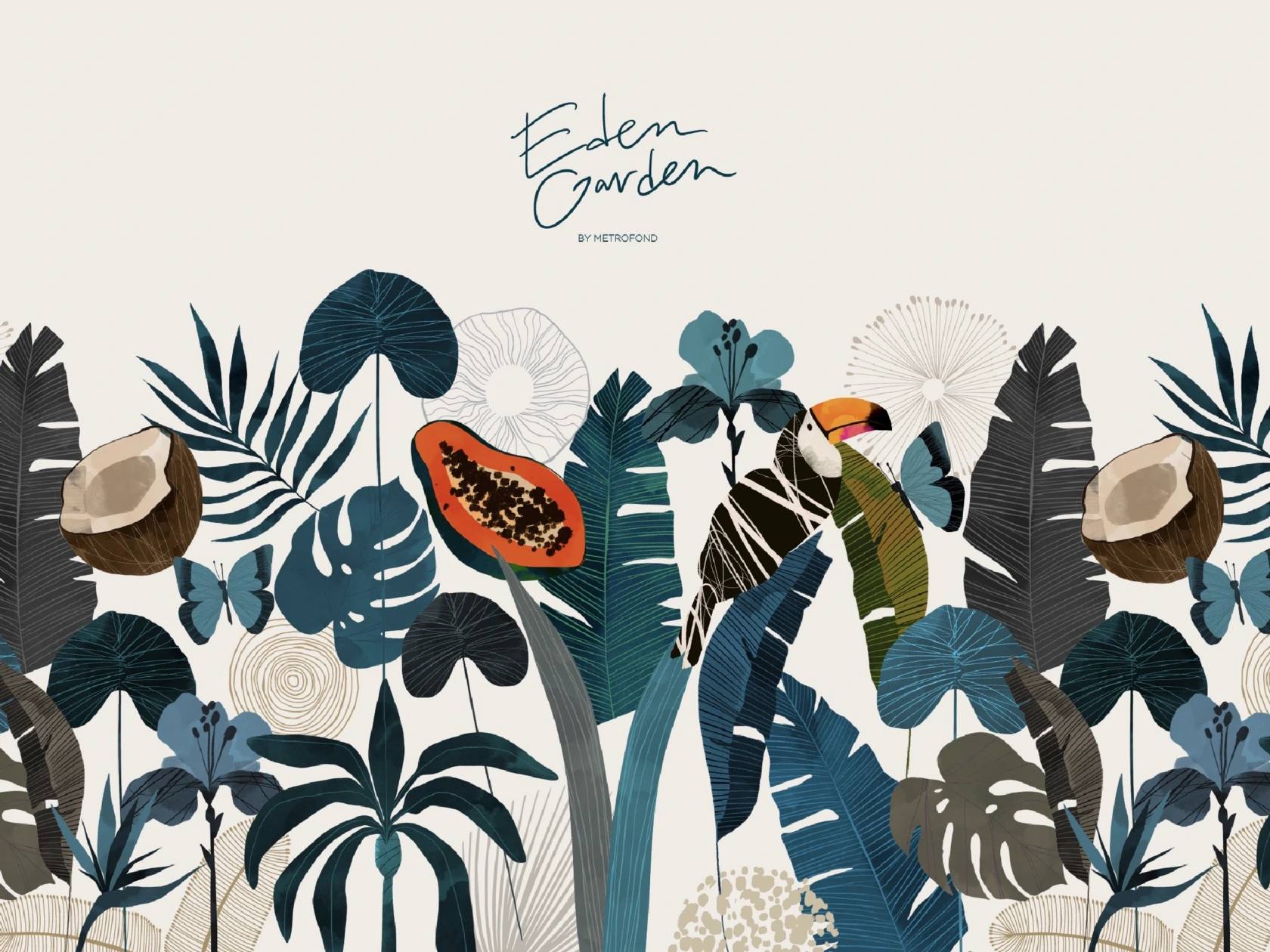 Фирменный стиль и логотип для отельного комплекса в Доминикане Eden Garden.